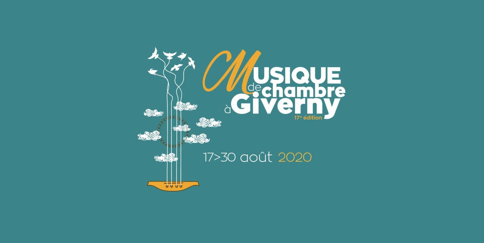 Affiche du Festival Musique de Chambre à Giverny - Edition 2020