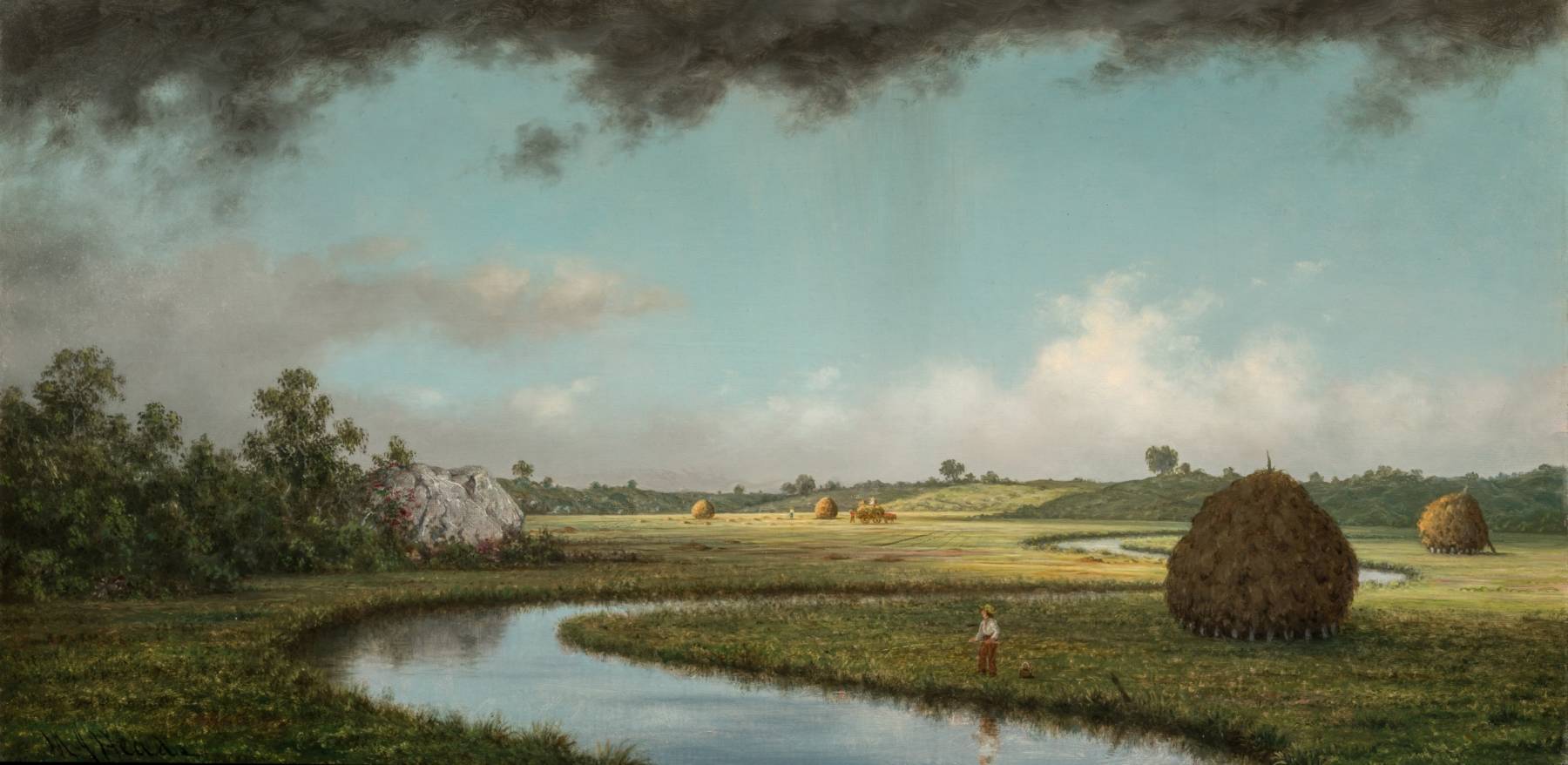 Martin Johnson Heade, Le Marais de Newburyport : l’approche de l’orage