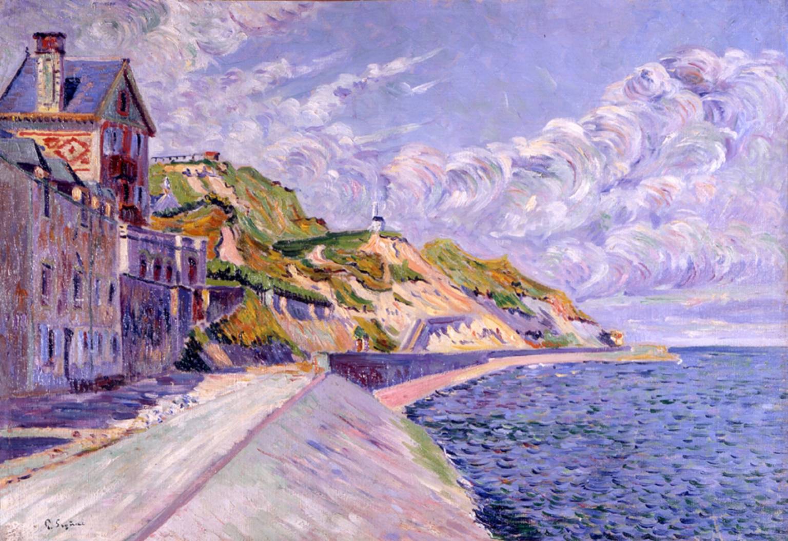 Reproduction Toile Paul Signac - Le Pouliguen: Bateaux De Pêche - Prêt à Accrocher