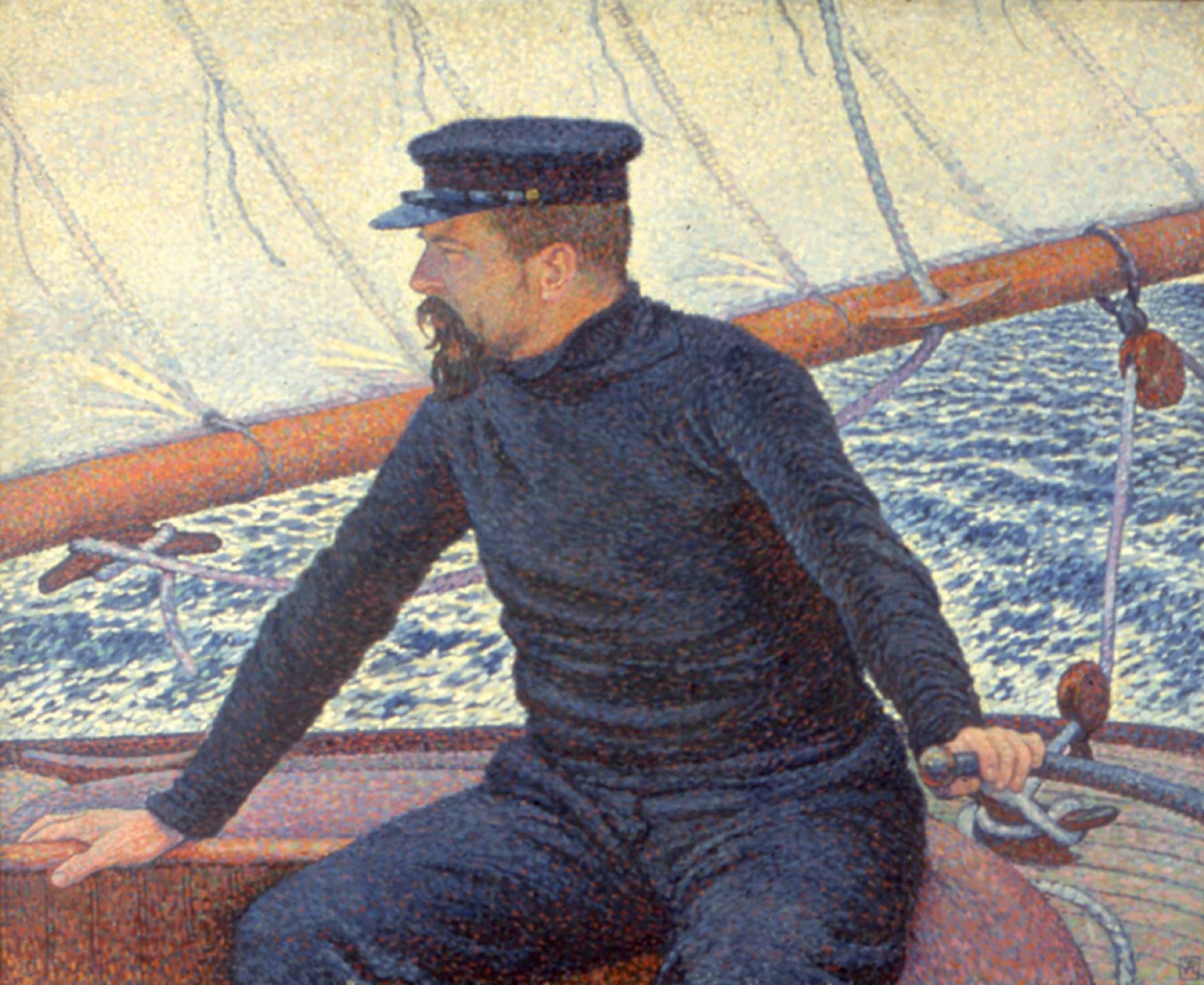 Théo Van Rysselberghe, Signac sur son bateau