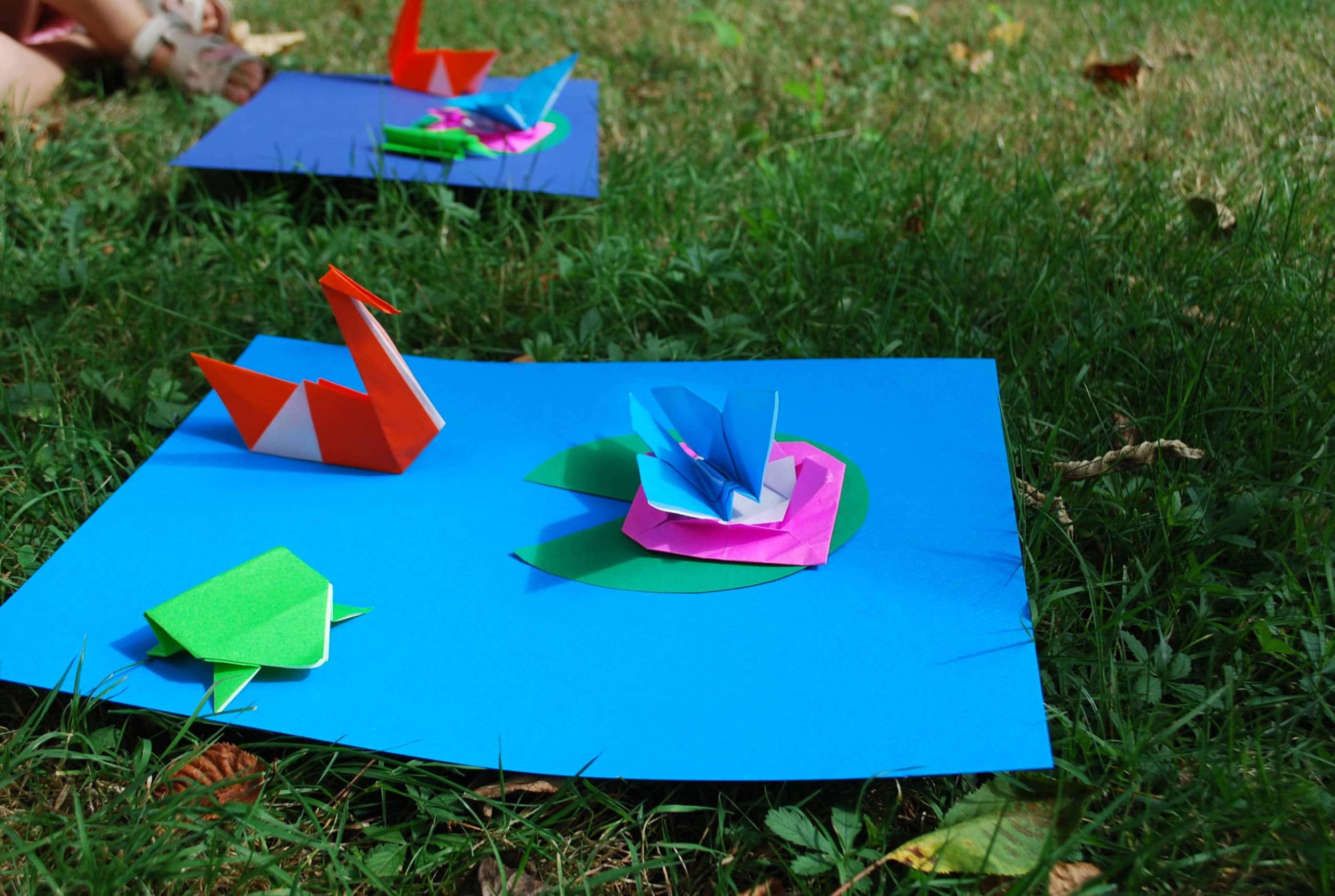 Atelier origami au musée des impressionnismes Giverny