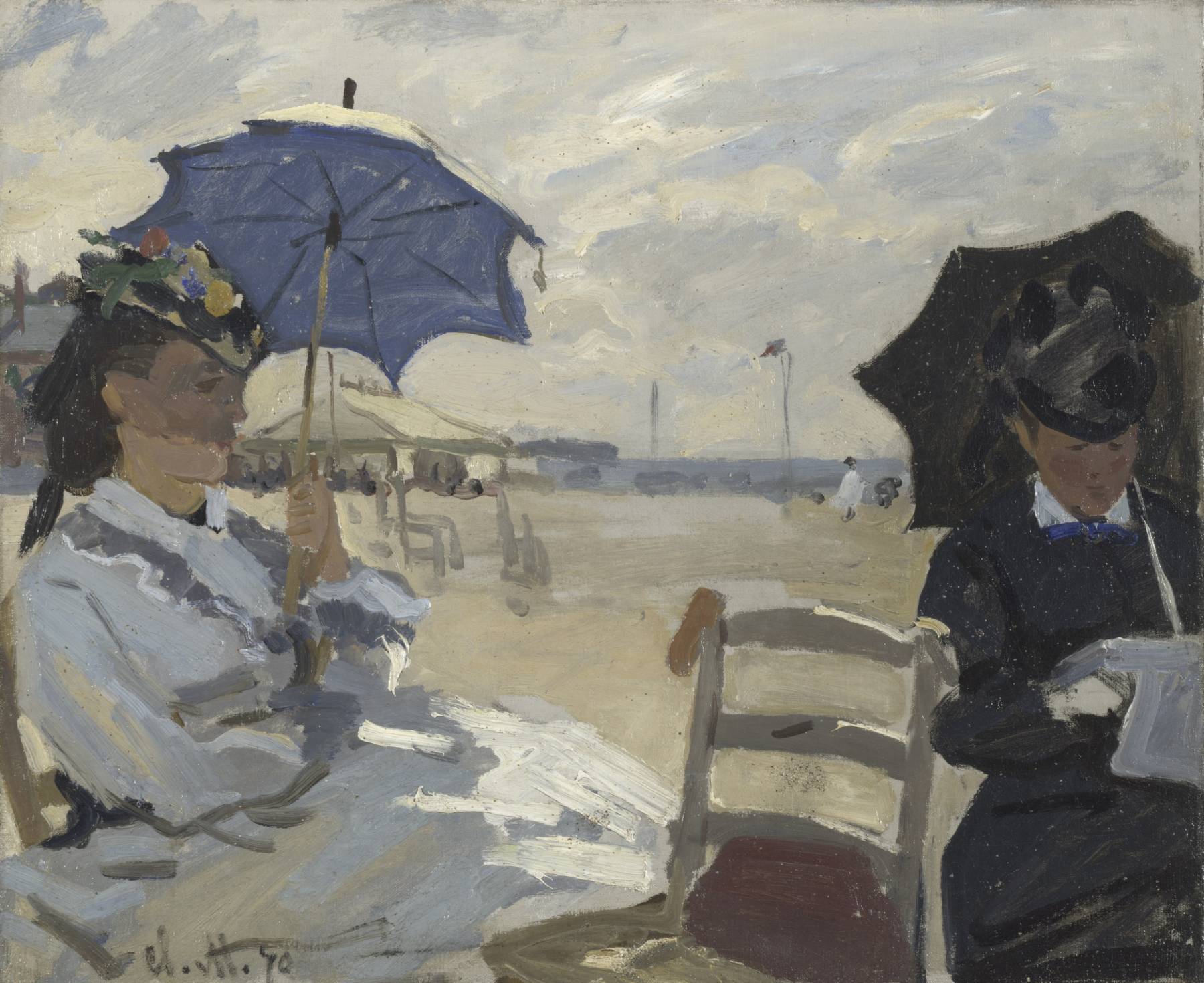 Claude Monet, La Plage de Trouville