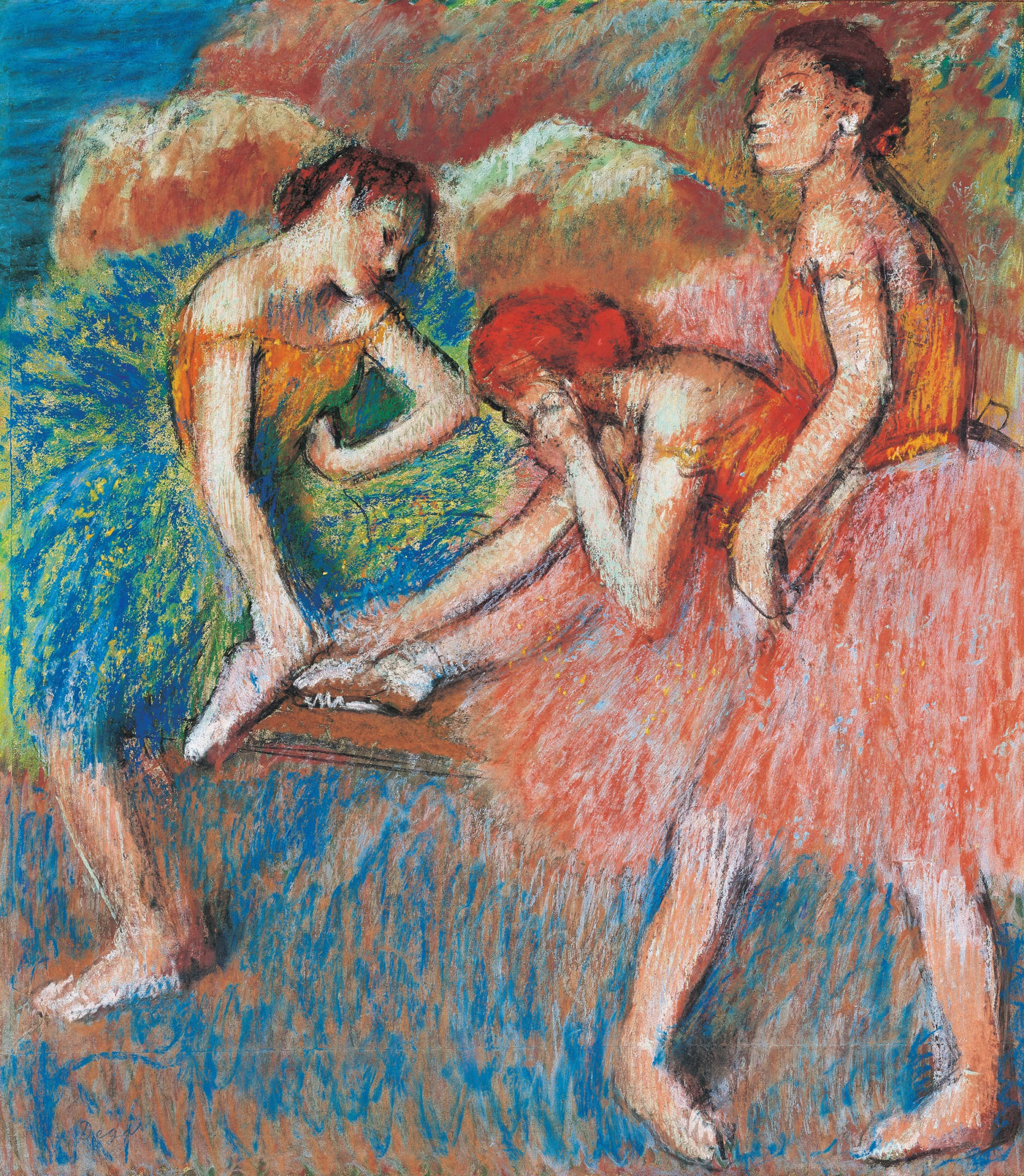 Edgar Degas, Danseuses (Danseuses au repos)