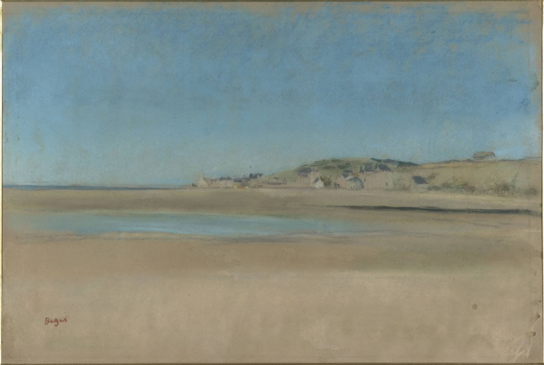 Edgar Degas, Maisons au bord de la mer