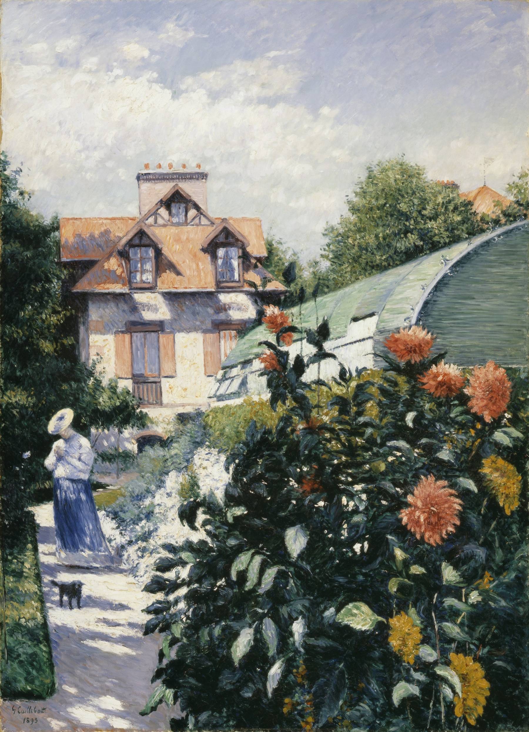 Gustave Caillebotte, Les Dahlias, jardin du Petit Gennevilliers