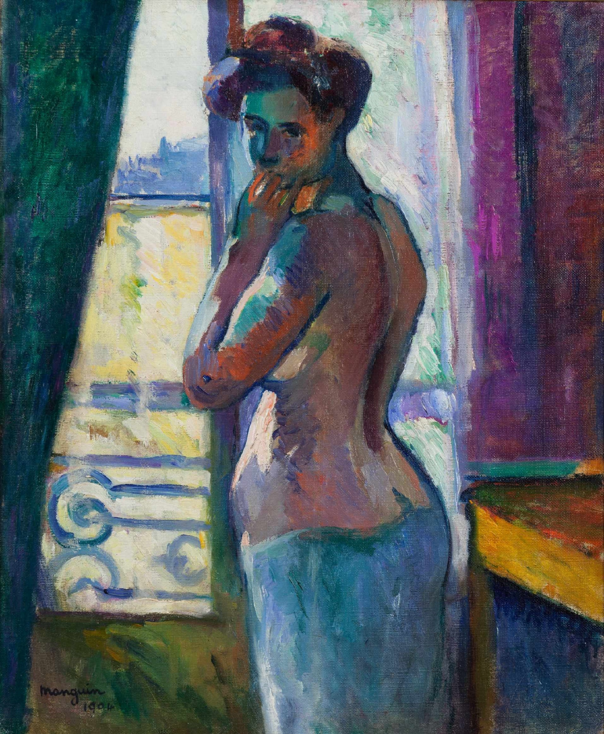 Henri Manguin, Devant la fenêtre, rue Boursault