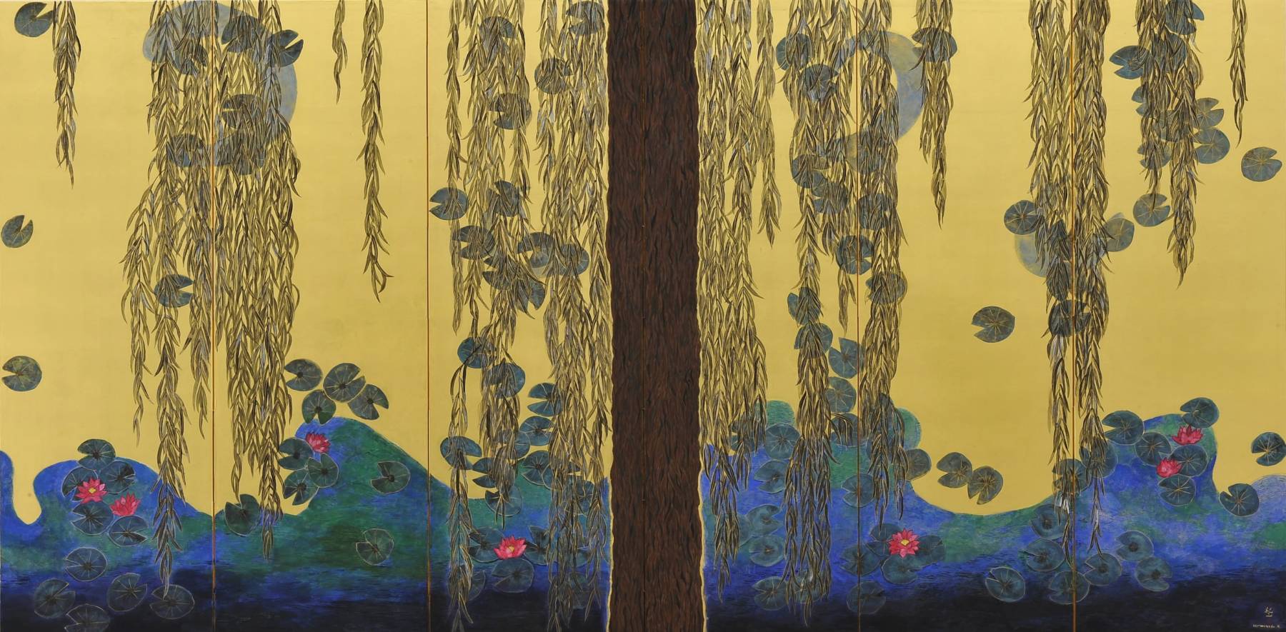 Hiramatsu Reiji, Giverny, l’étang de Monet ; brise légère