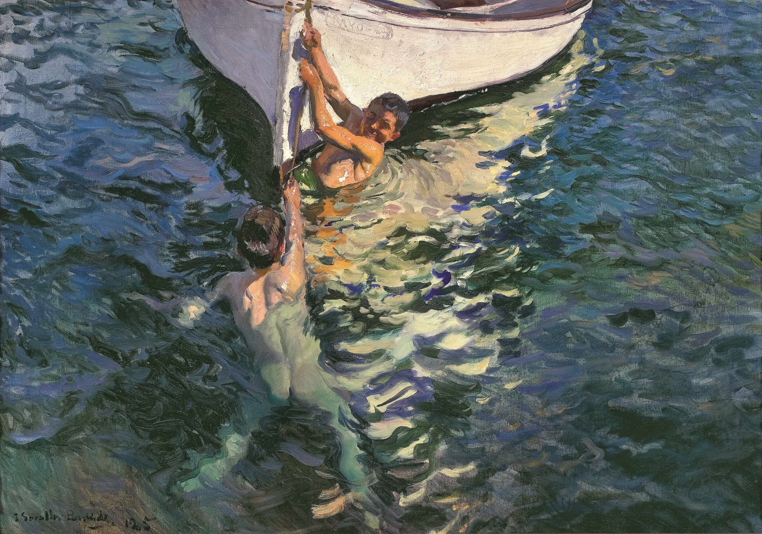 Joaquín Sorolla, Le Bateau blanc. Jávea