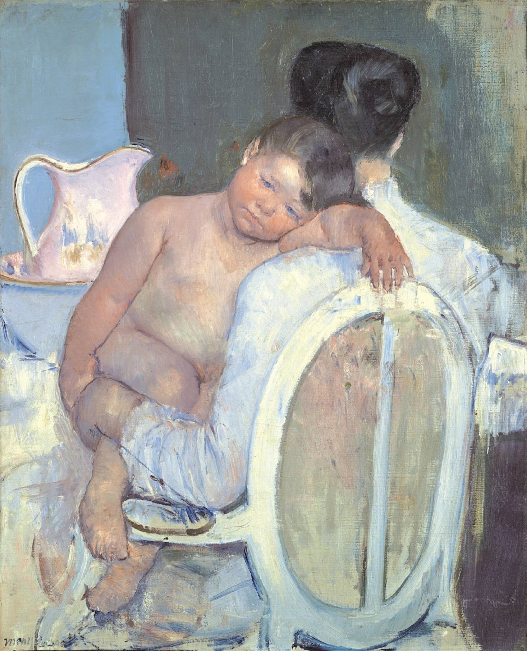 Mary Cassatt, Femme assise avec un enfant dans les bras