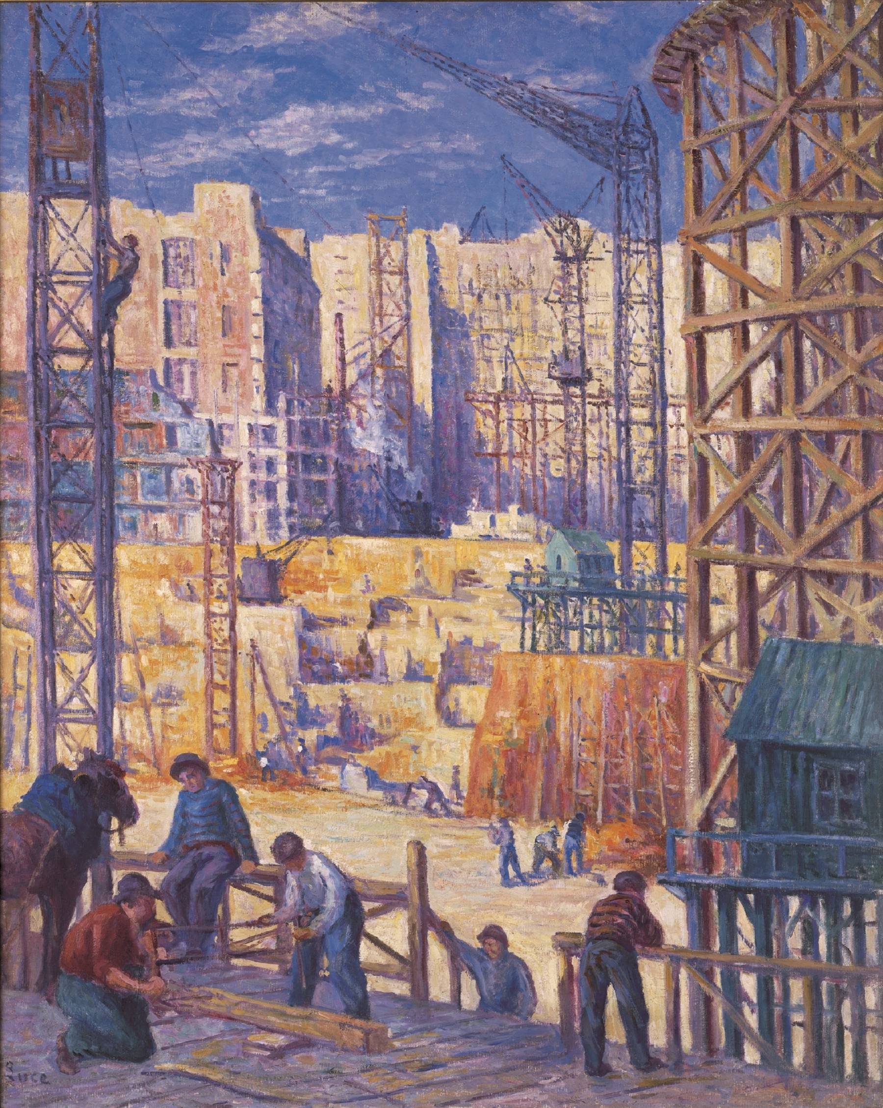 Maximilien Luce, Constructions-quai de Passy