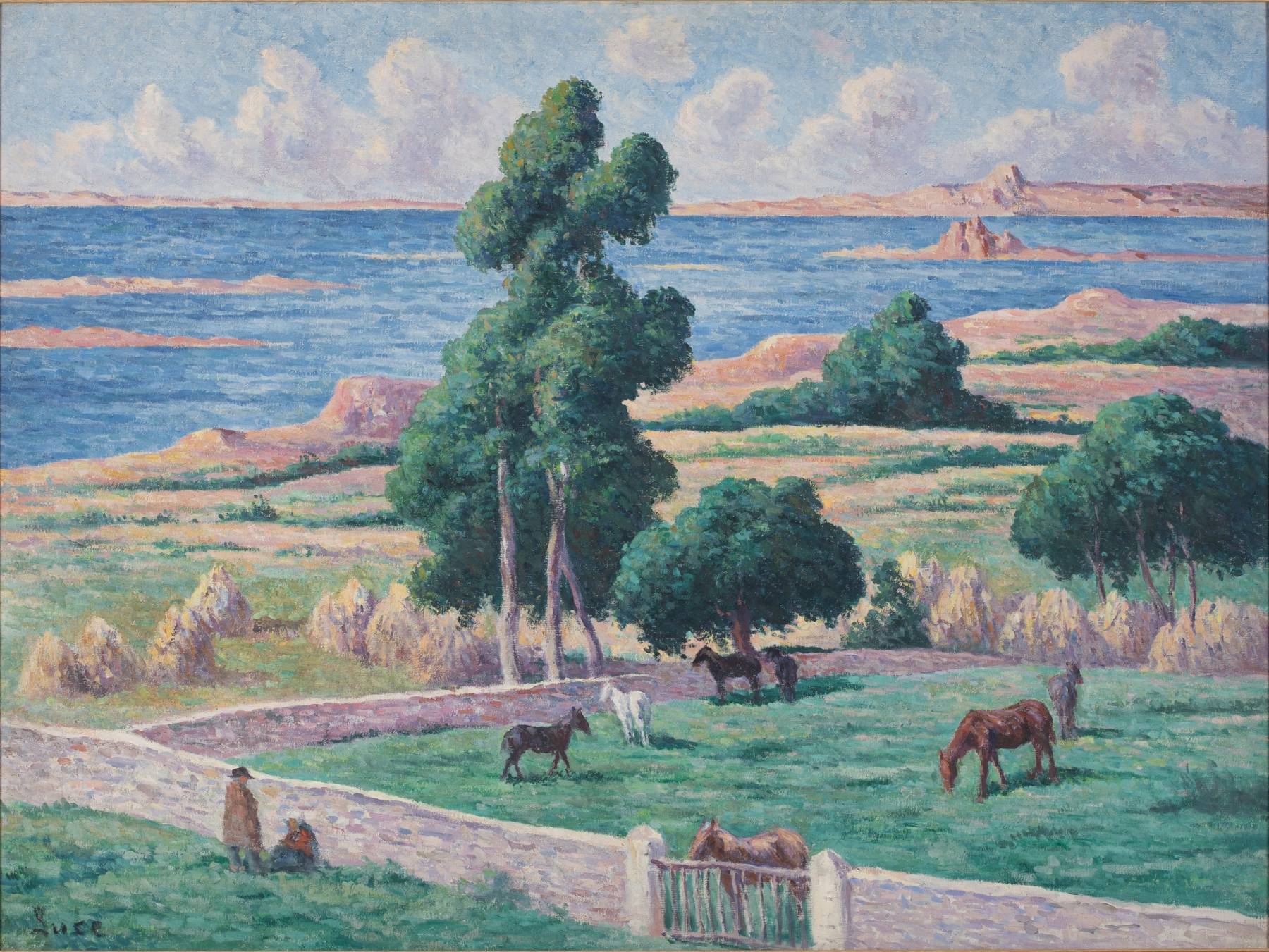 Maximilien Luce, L'Île à bois, Kermouster, Lézardrieux