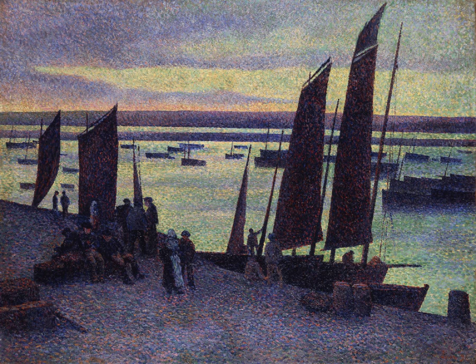 Maximilien Luce, Quai à Camaret, Finistère