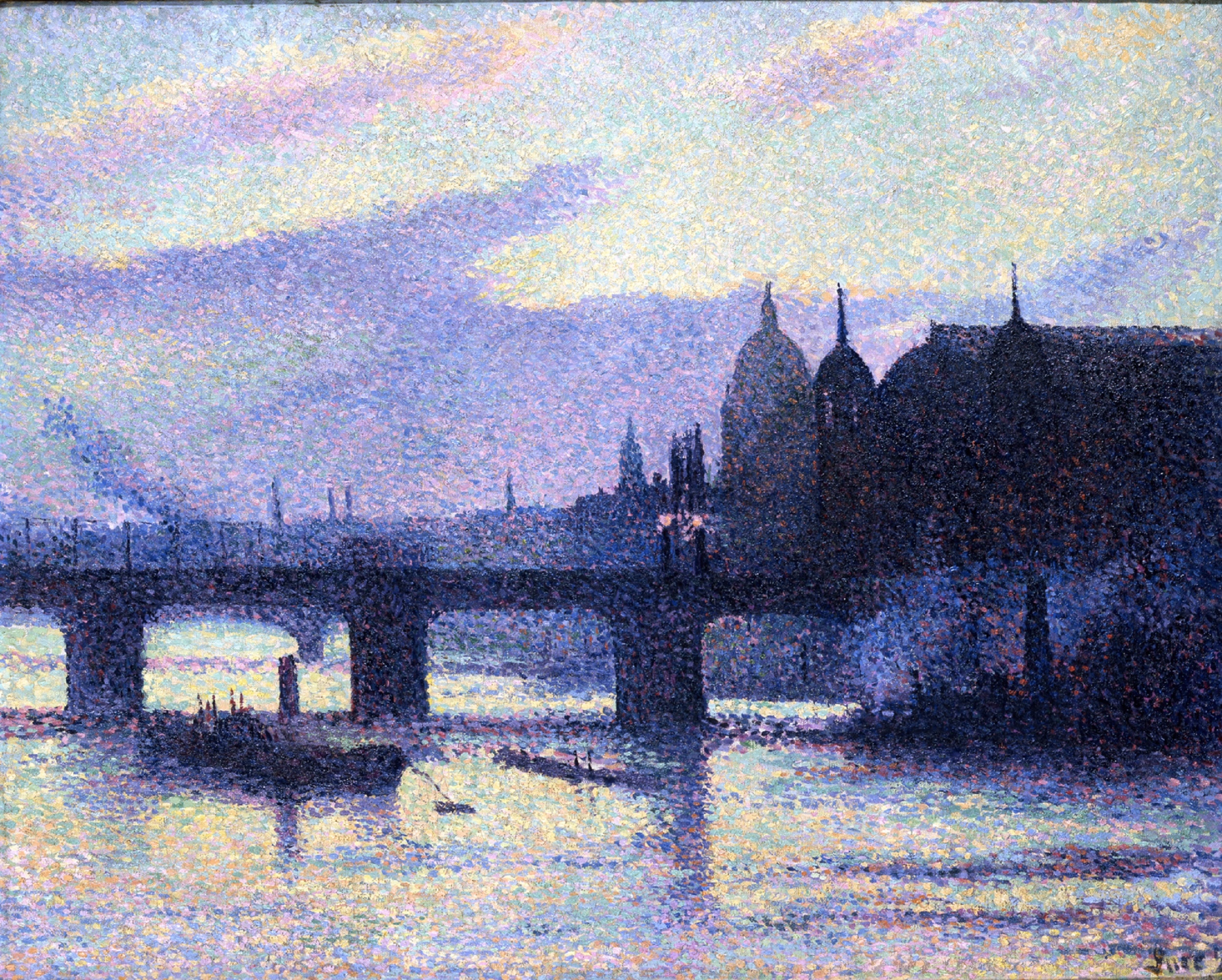 Maximilien Luce, Vue de Londres (Canon street)