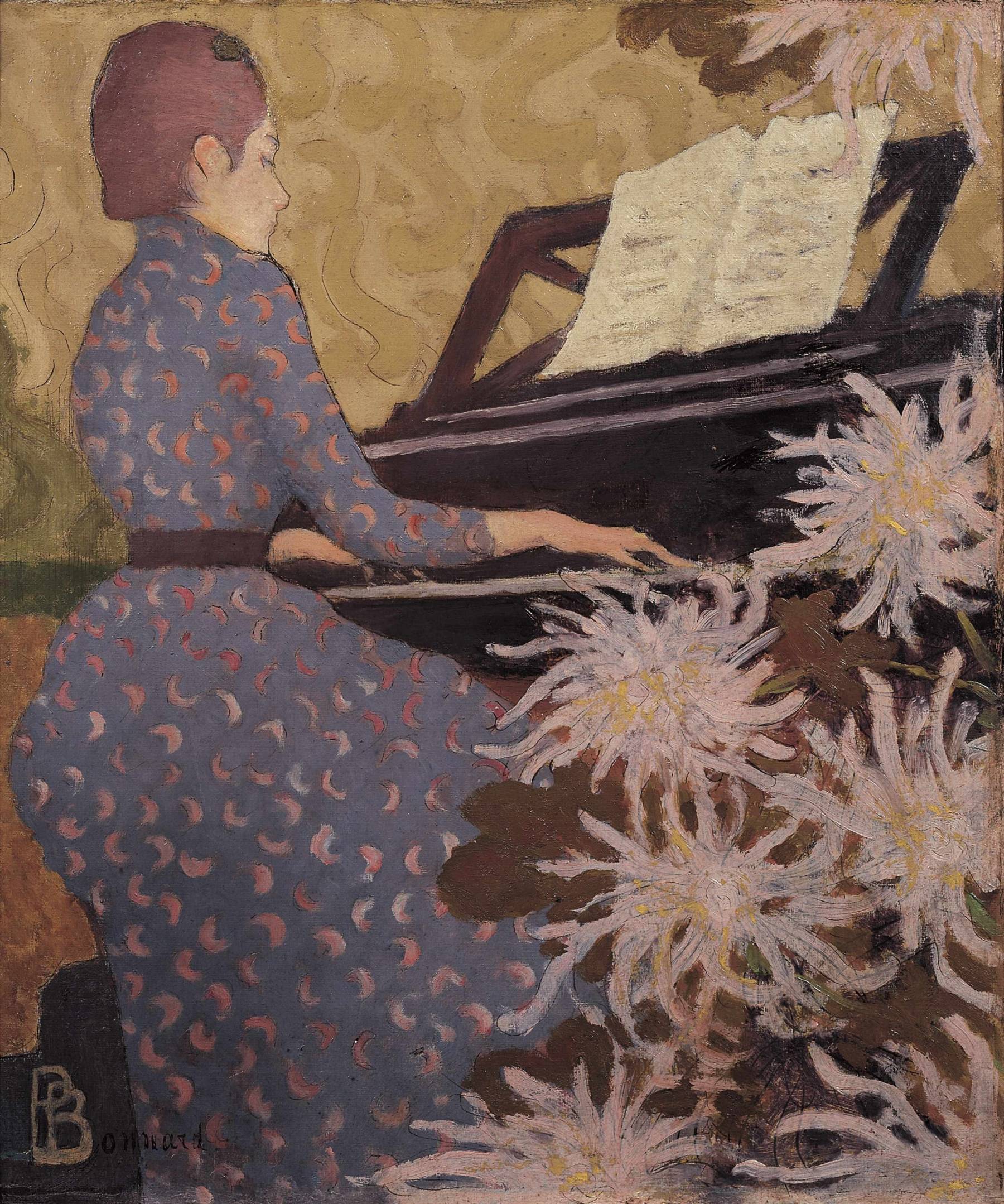 Pierre Bonnard, Jeune femme au piano