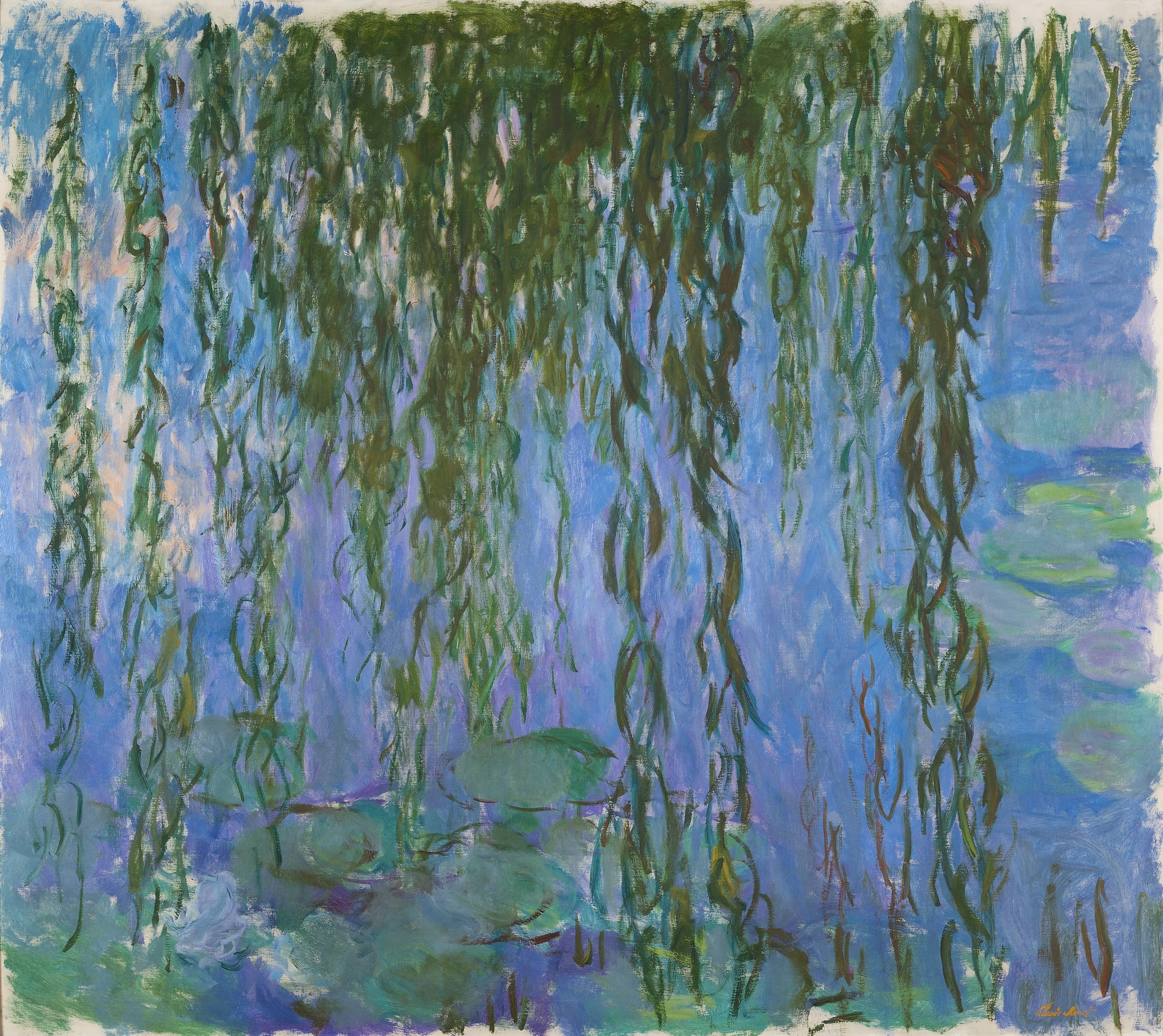 Claude Monet, Nymphéas avec rameaux de saule