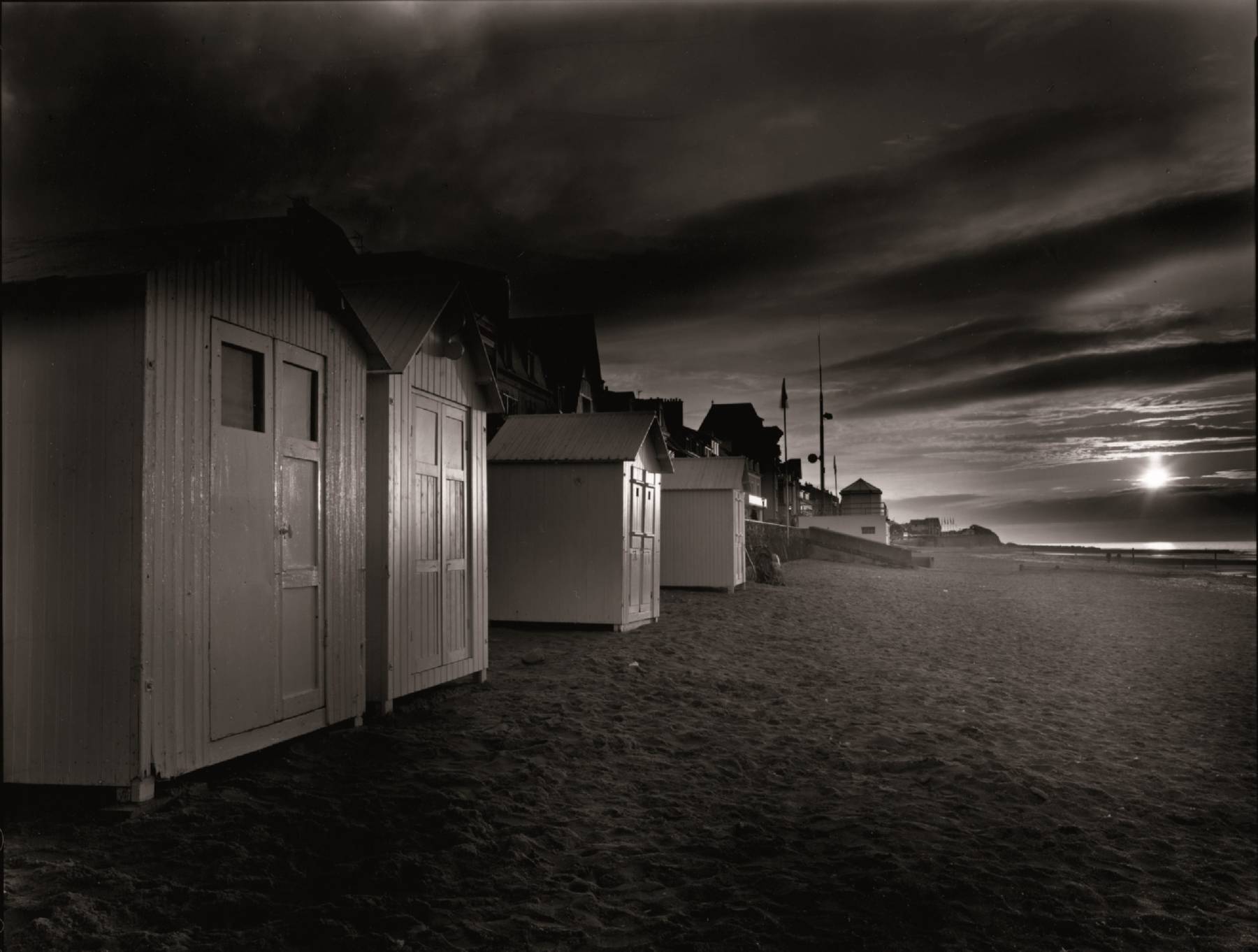 Olivier Mériel, Cabines de plage, Saint-Aubin-sur-Mer