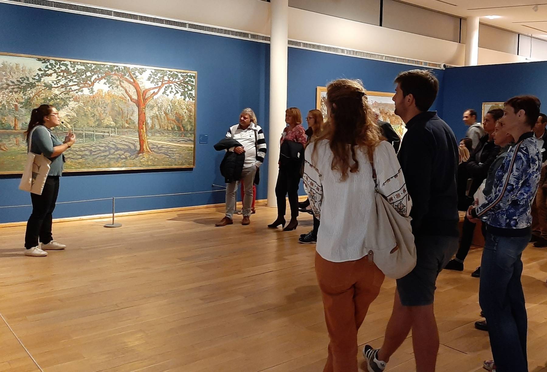 Visite guidée dans les galeries d'exposition du musée des impressionnismes Giverny