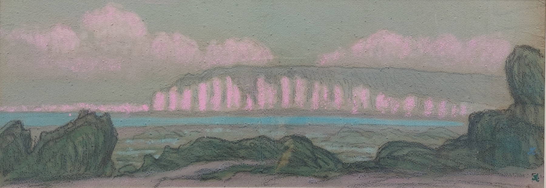 Jean Francis Auburtin, Les Falaises de Dieppe