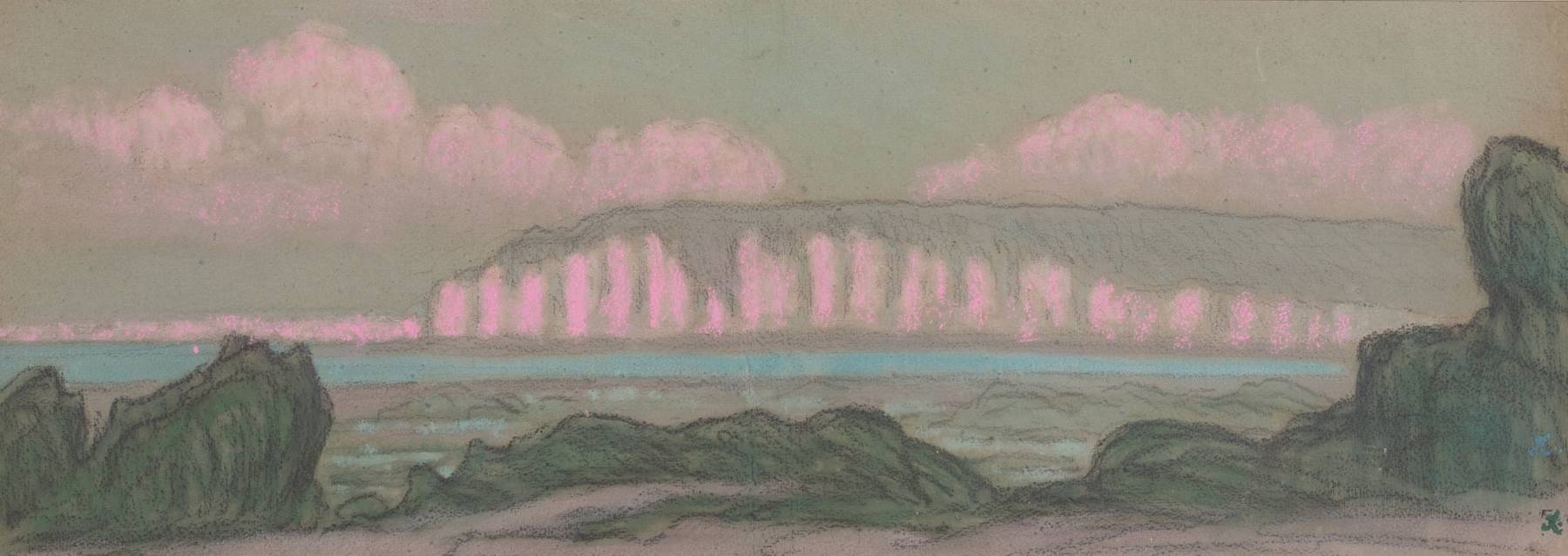 Jean Francis Auburtin, Les Falaises de Dieppe