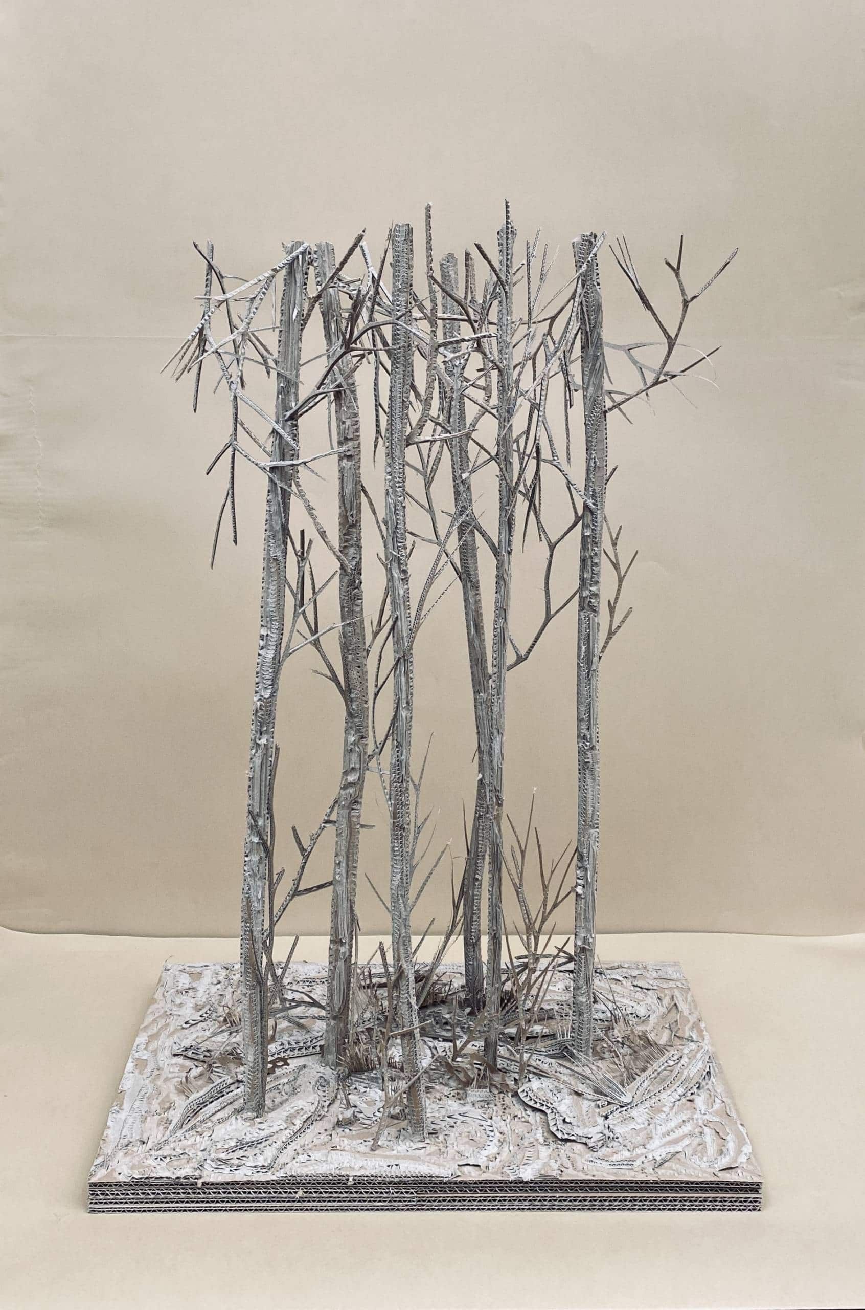 Maquette de l’œuvre d’Eva Jospin