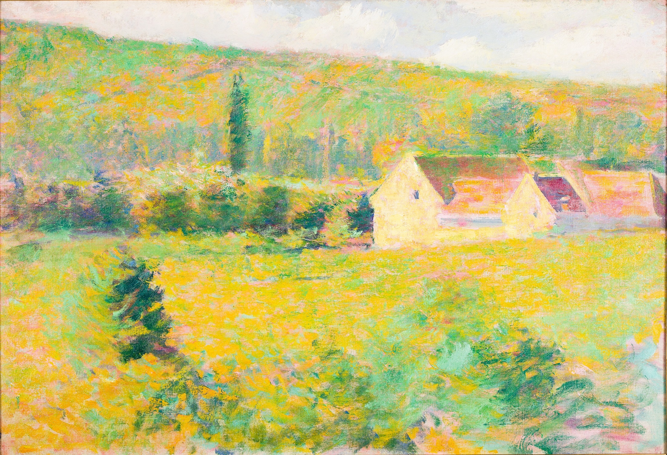 Exposition L'été de la collection musée des impressionnismes Giverny Theodore Earl Butler_La Ferme de la Dime à Giverny_vers 1907_© J.-C. Louiset