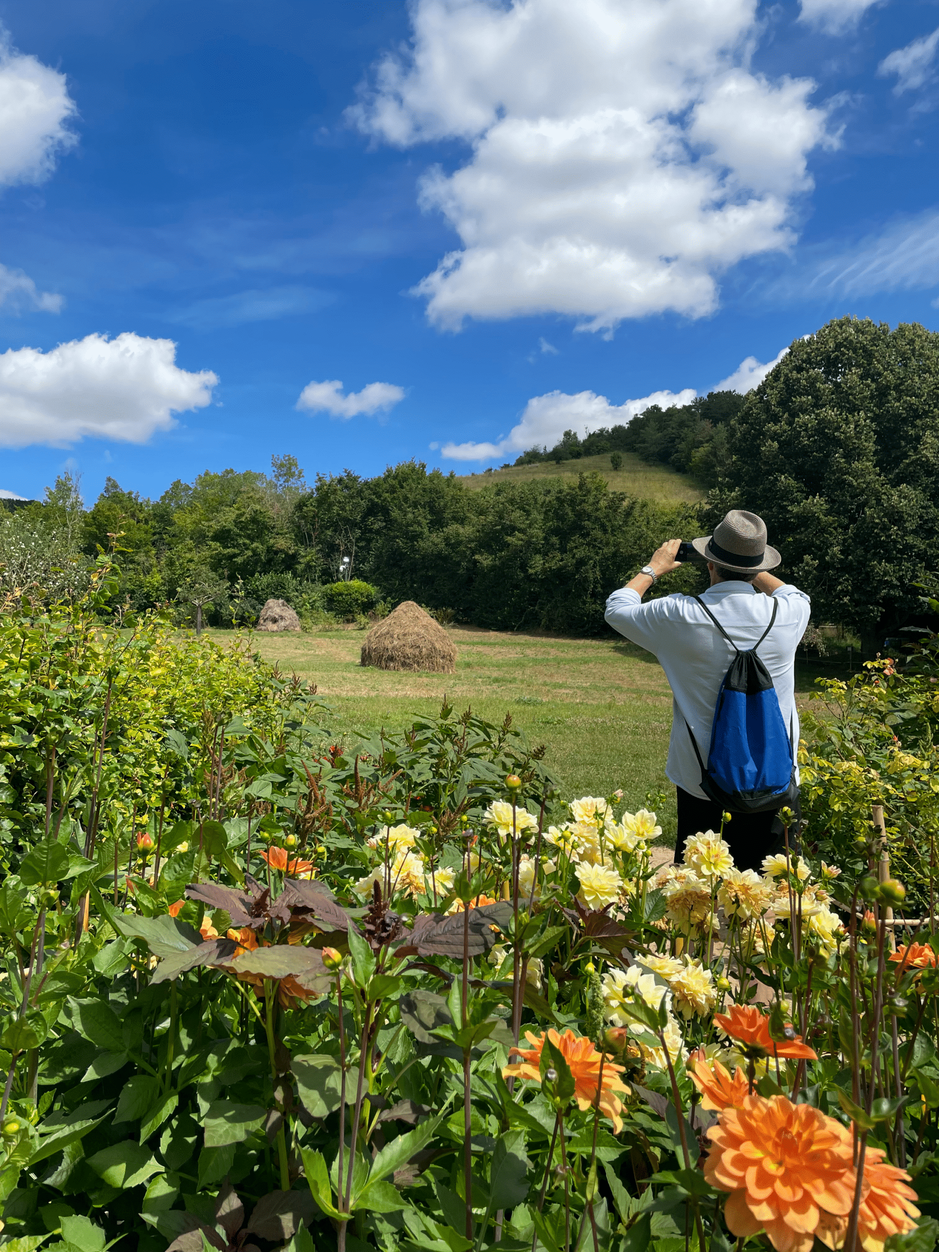 Montage d'une meule - musée des impressionnismes Giverny